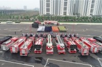 [原創(chuàng)]祝賀我公司消防車產(chǎn)品馳援武漢軍運(yùn)會(huì)消防安保